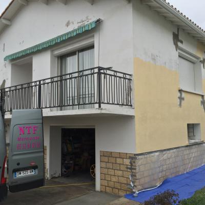 NTF Façadier Marmande Agen Bergerac Villeneuve - ravalement, matage, harpage et nettoyage de façade